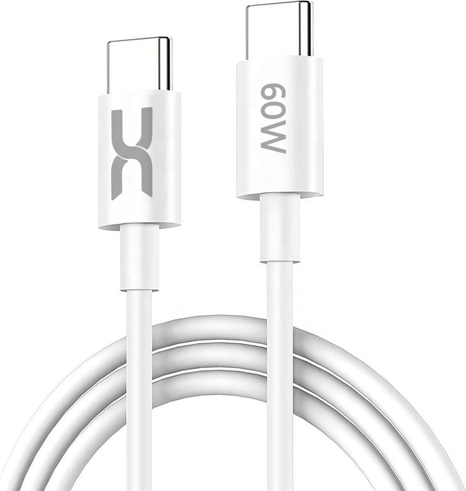 Кабель интерфейсный DC Type-C-Type-C CL-F61 60W 1 м White (36985)