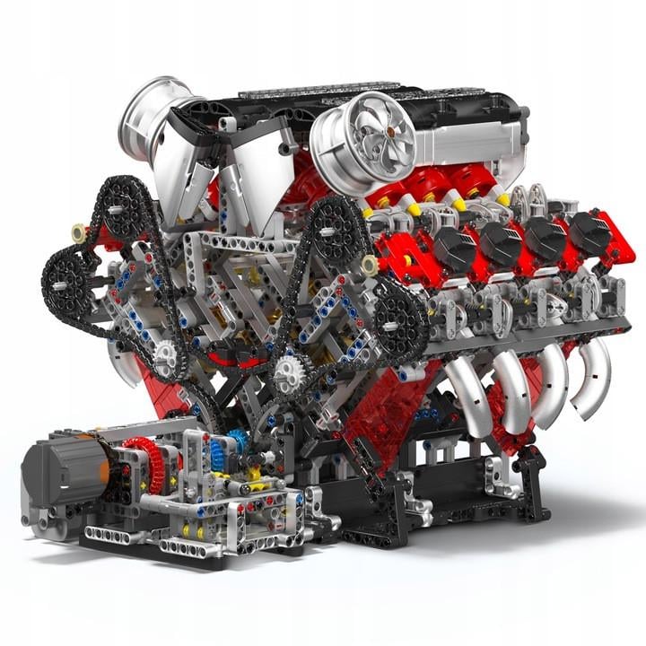 Конструктор детский Mould King TECHNIC V8 F488 Двигатель для мальчика 2718 дет. (22773721) - фото 5