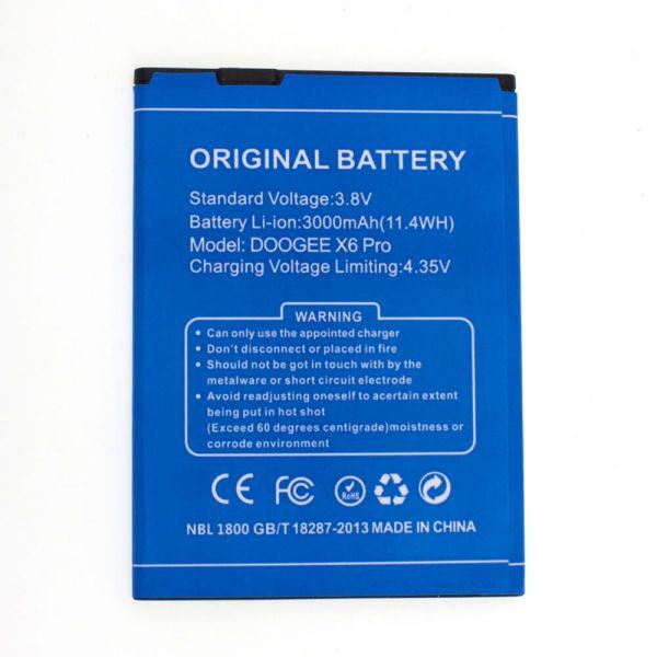 Акумулятор Doogee BAT16403000 X6/X6S/X6 Pro PRC