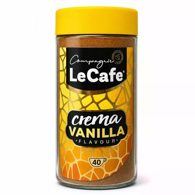 Кава розчинна Le Cafe Crema Ваніль 75 г