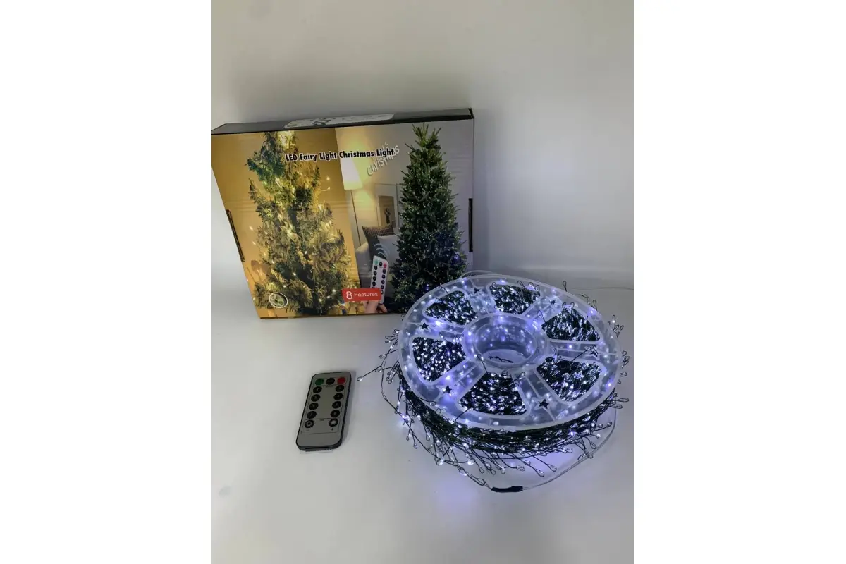 Гірлянда Гілочка з крапель роси 20 м з пультом 600 LED USB/220V 8 режимів Холодний білий (30584187) - фото 3 Гірлянда Гілочка з крапель роси 20 м з пультом 600 LED USB/220V 8 режимів Холодний білий (30584187) - фото 3