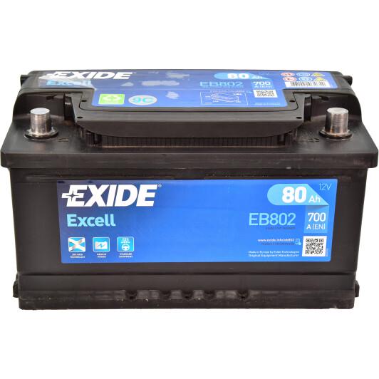 Акумулятор EXIDE EXCELL R EN700 80 Ah-12 V 315х175х175 мм (EK820)