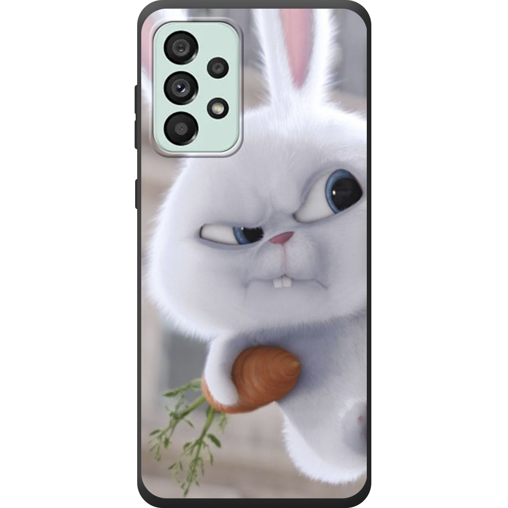 Чехол BoxFace Samsung Galaxy A73 5G (A736) Rabbit Snowball Черный силикон (44139-up1116-44172)