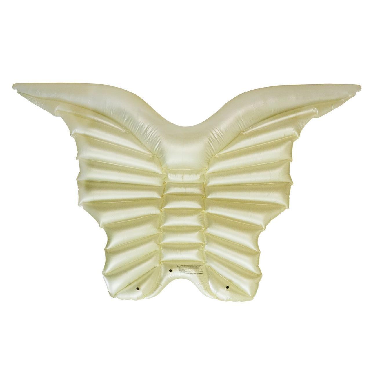 Матрас надувная пляжная Бабочка 250х180 см Бежевый (6039) - фото 2 Матрас надувная пляжная Бабочка 250х180 см Бежевый (6039) - фото 2