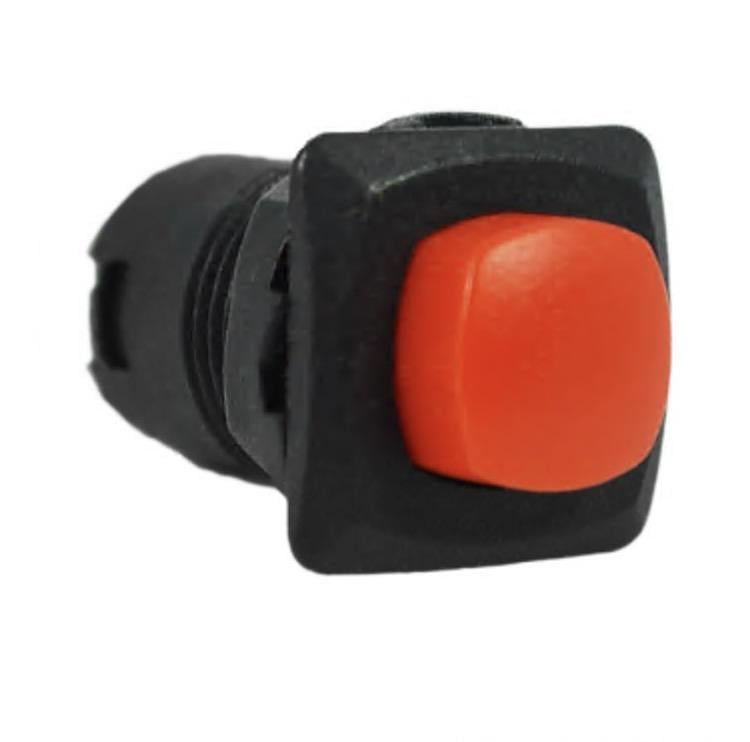 Кнопка Lemanso LSW11 квадрат без фиксации OFF-ON/DS-225 Красный (00000002503)