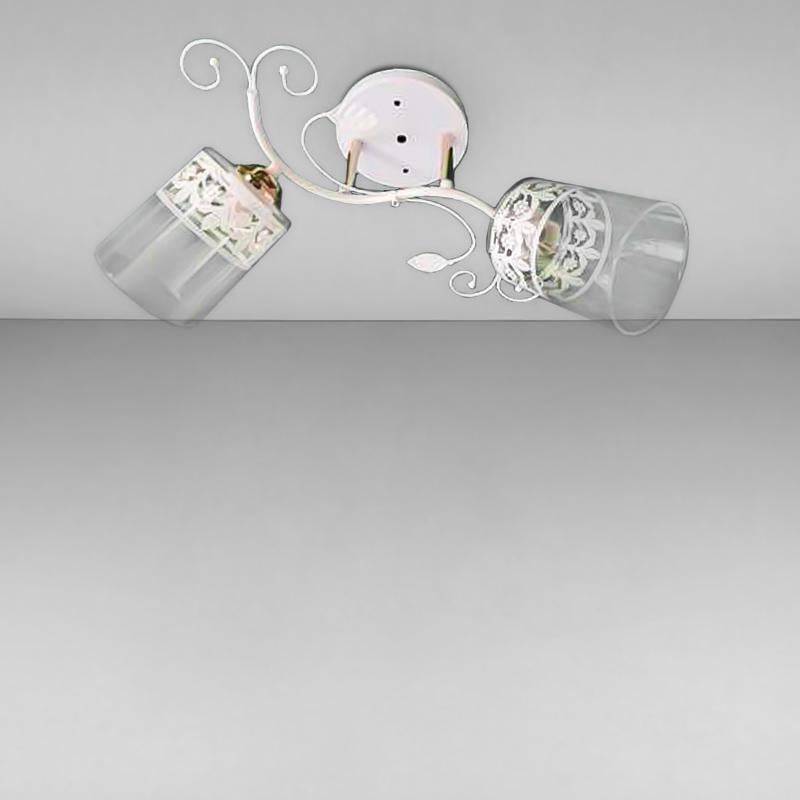 Люстра потолочная Light House MX-16381/2 на две лампы Белый/Золото