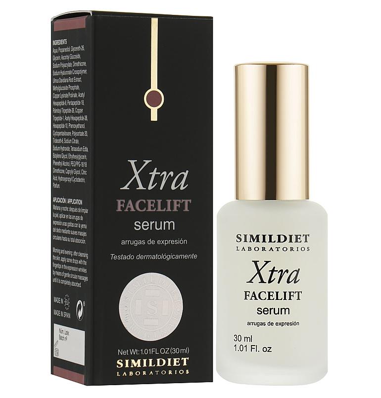 Сыворотка с ботуловидным эффектом Facelift Serum Xtra Simildiet для периорбитальной зоны области межбровья и лба 30 мл (8437000754275)