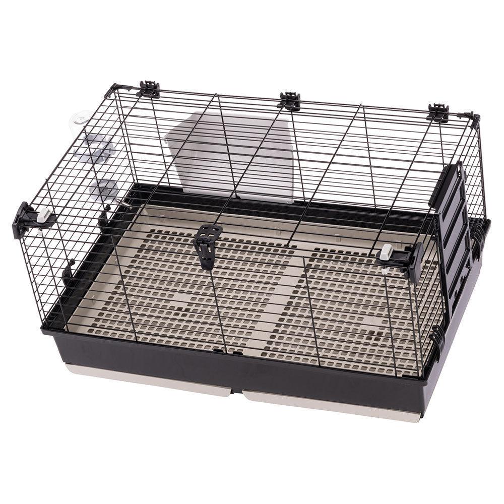 Клетка для кроликов и морских свинок с гигиенической решеткой и аксессуарами TOMMY 82x51xh 44 см (A-037752) - фото 9 Клетка для кроликов и морских свинок с гигиенической решеткой и аксессуарами TOMMY 82x51xh 44 см (A-037752) - фото 9