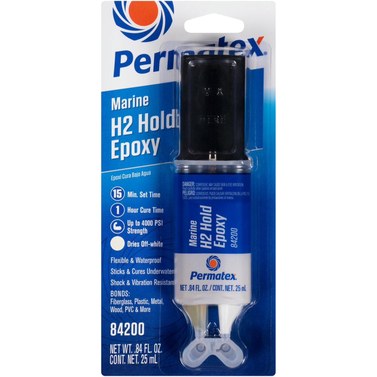 Эпоксидный клей Permatex Marine H2 Hold Epoxy 25 мл (443)