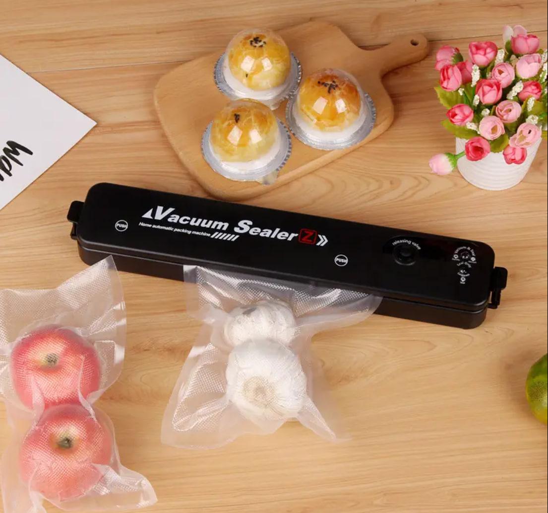 Вакуумний пакувальник побутовий Vacuum Sealer з 10 пакетами в комплекті (2472511834) - фото 4 Вакуумний пакувальник побутовий Vacuum Sealer з 10 пакетами в комплекті (2472511834) - фото 4