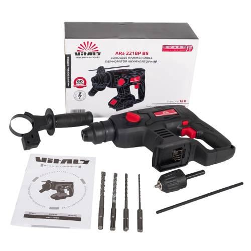 Перфоратор аккумуляторный Vitals Professional ARa 2218P BS SmartLine (000120241)