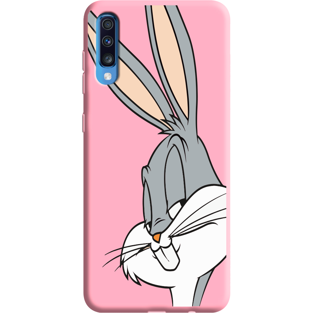 Чехол Boxface Samsung A705 Galaxy A70 Lucky Rabbit Розовый силикон (36860-bk81-37422) - фото 1