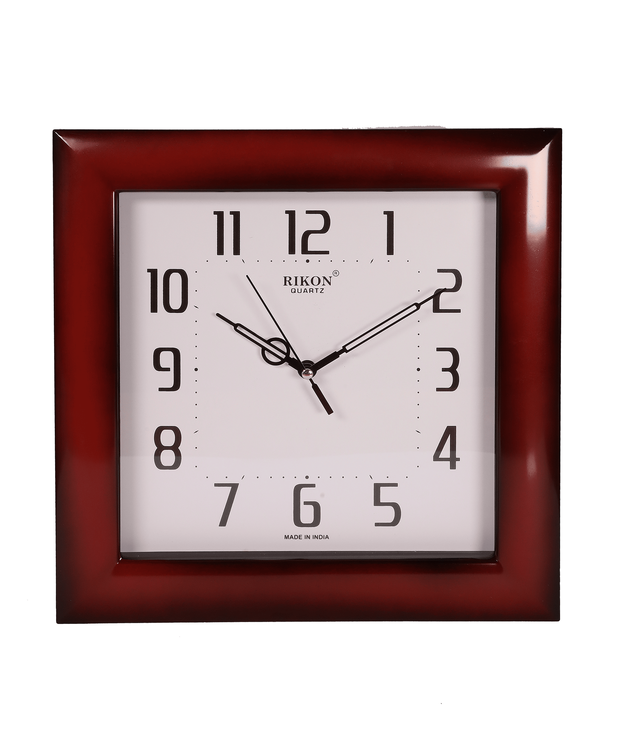 Часы настенные Rikon 10951 Maroon White (31992637) Часы настенные Rikon 10951 Maroon White (31992637)