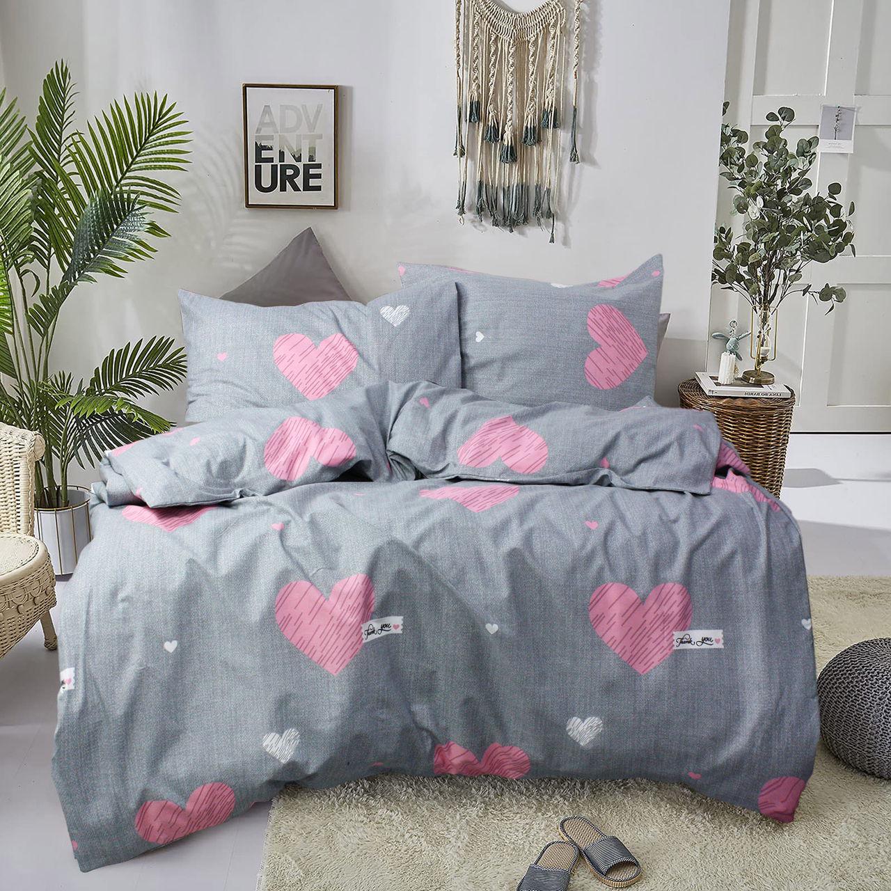 Простыня на резинке З0102 180x200 см Серый/Розовый (161406) Простыня на резинке З0102 180x200 см Серый/Розовый (161406)