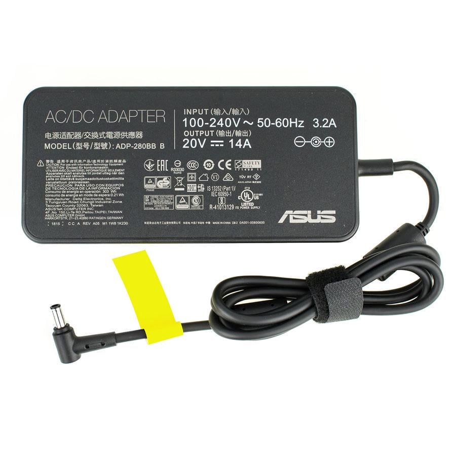 Блок питания для ноутбука ASUS G731GW 20V 14A 280W 6,0х3,7 мм (207160)