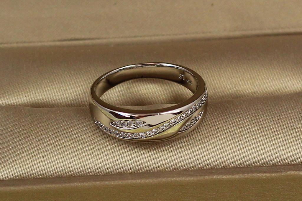 Кольцо Xuping Jewelry Тавель р. 18 Серебристый (2467762956)