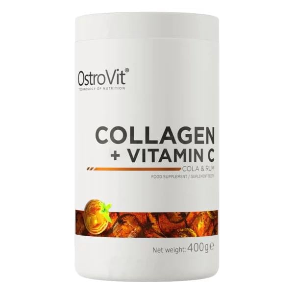 Коллаген с витамином С Ostrovit Collagen + Vitamin C 400 г Cola&Rum