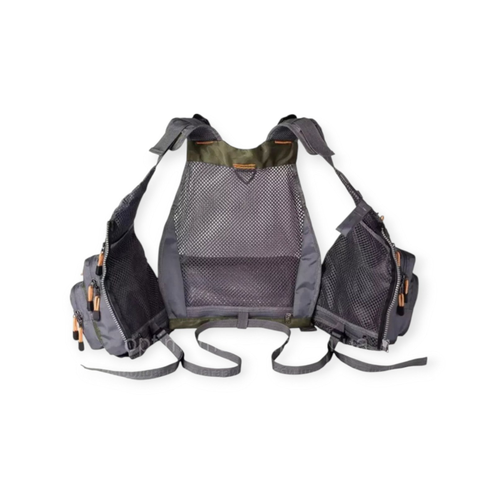 Жилет розвантажувальний Lixada 1033 для риболовлі Зелений - фото 5 Жилет розвантажувальний Lixada 1033 для риболовлі Зелений - фото 5