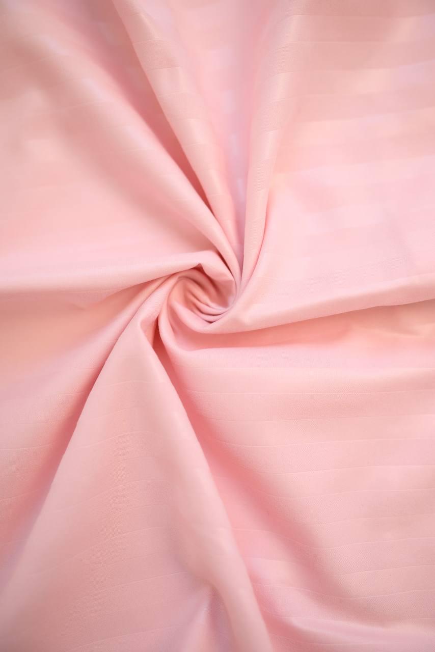 Комплект постельного белья Signorina Siena из страйп-сатина полуторный 50х70 см/70х70 см Пудровый (0018P) - фото 5