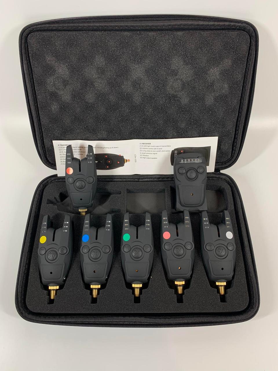 Карповые сигнализаторы поклевки Lixada набор 6/1 (AC24)