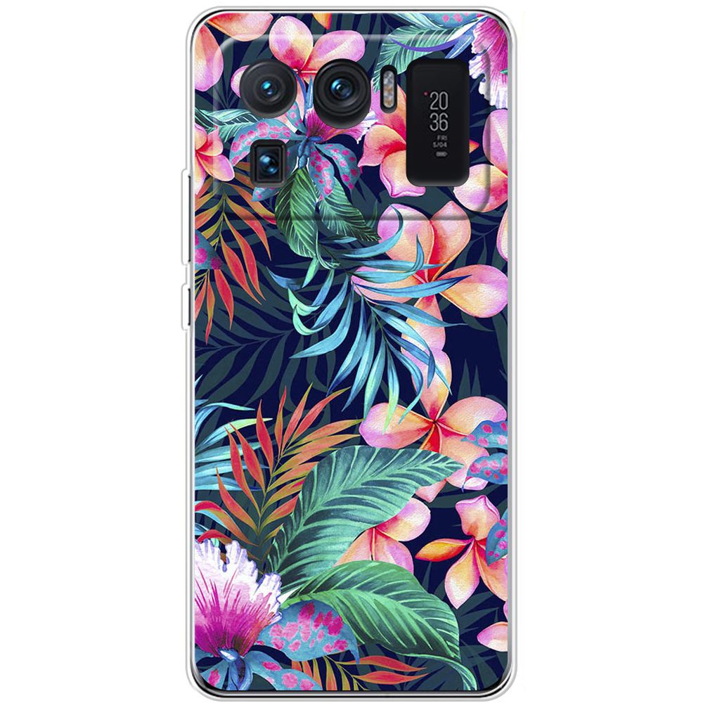 Чехол BoxFace Xiaomi Mi 11 Ultra flowers in the tropics Прозрачный силикон (44424-up1971-44424)