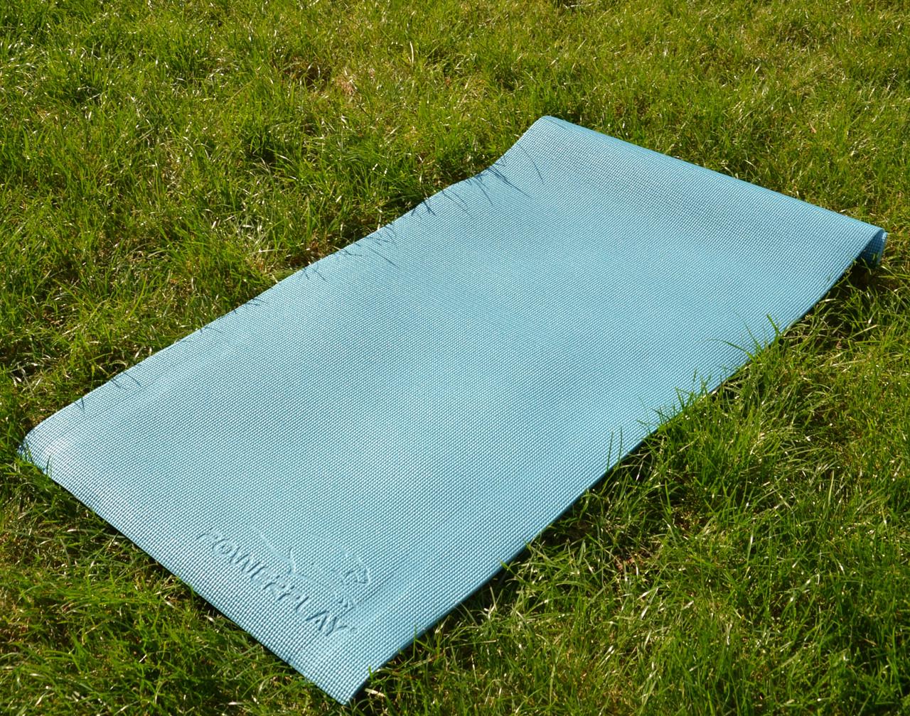 Коврик для йоги и фитнеса PowerPlay 4010 PVC Yoga Mat Зеленый (20176187) - фото 8