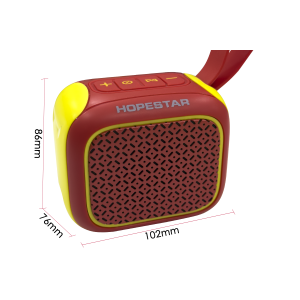 Колонка HOPESTAR A22 Yellow/Red (18248591) - фото 3