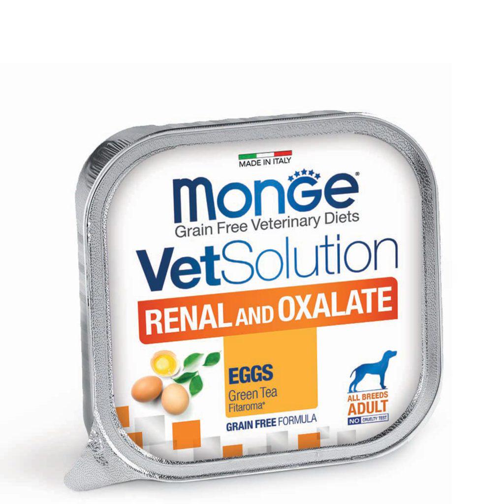 Корм вологий для собак Monge VetSolution Renal and Oxalate при захворюваннях нирок 150 г (36073833)