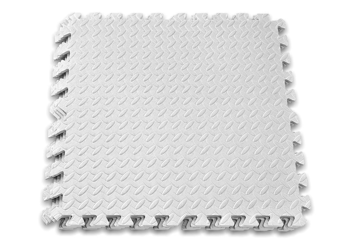 Мат-пазл EasyFit SwallowTail EVA 120х120х1 см Белый (EF-1950-W)