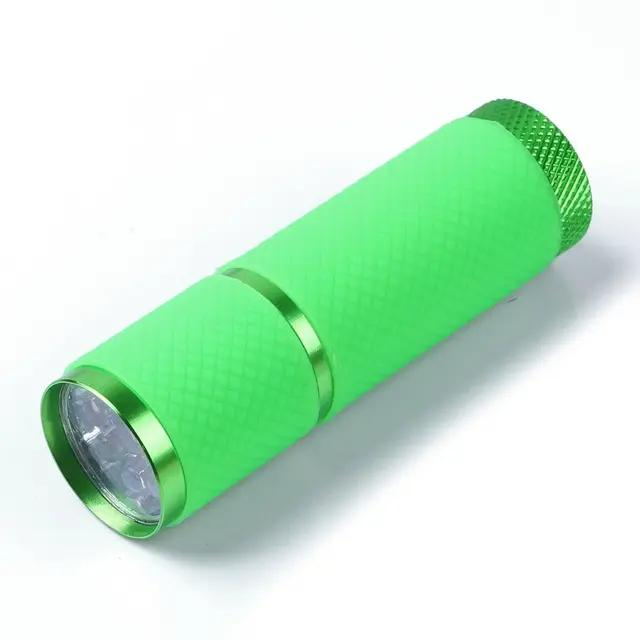 Ліхтар УФ для манікюру на батарейках Зелений