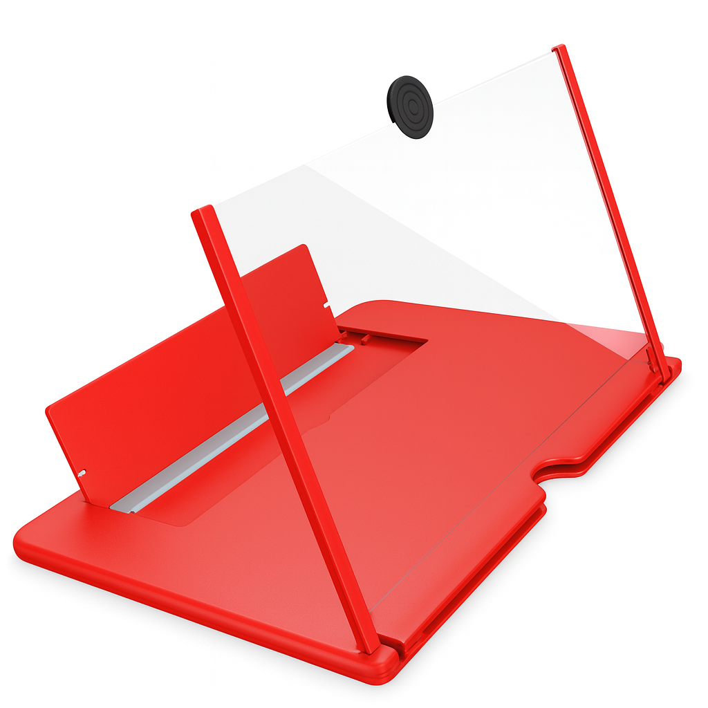 Увеличитель-дисплей 3D Foldable Screen 12 Красный (620081)