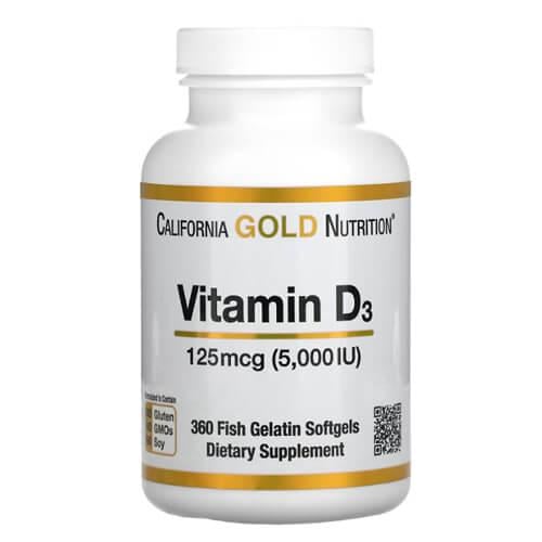 Вітамін D CGN Vitamin D3 5000 IU 360 Softgels (CGN-01066)