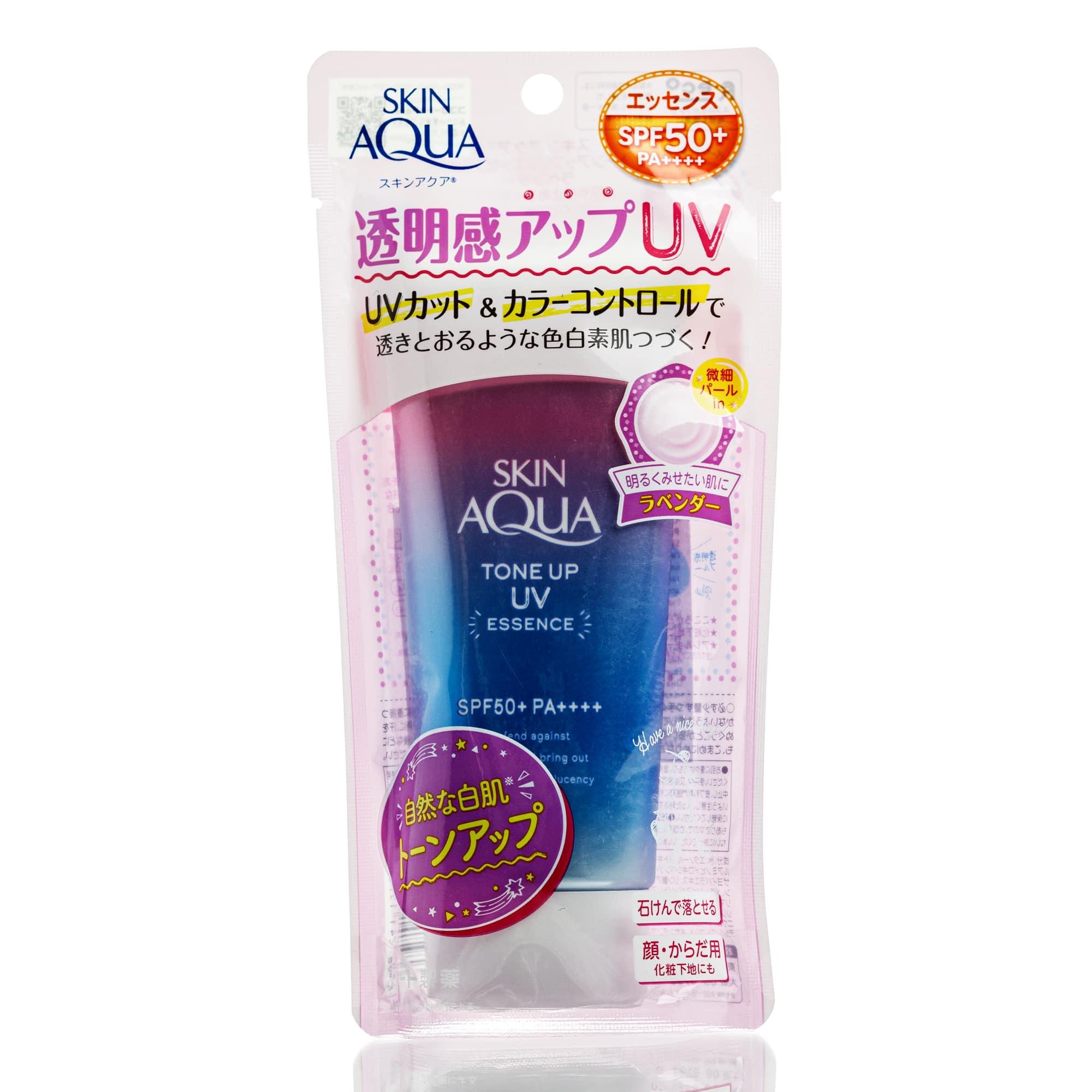 Крем сонцезахисний з тонуючим ефектом ROHTO Skin Aqua SPF50+ PA+++ 80 мл (12352051) - фото 1