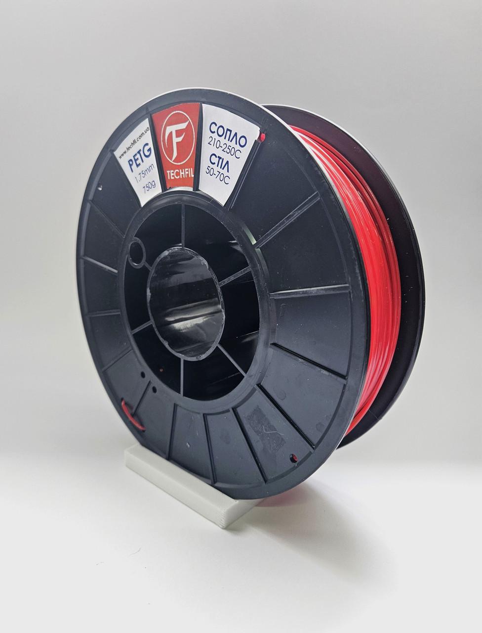 Нить для 3D печати PETG Techfil марка 074 1,75 мм Красный - фото 2 Нить для 3D печати PETG Techfil марка 074 1,75 мм Красный - фото 2