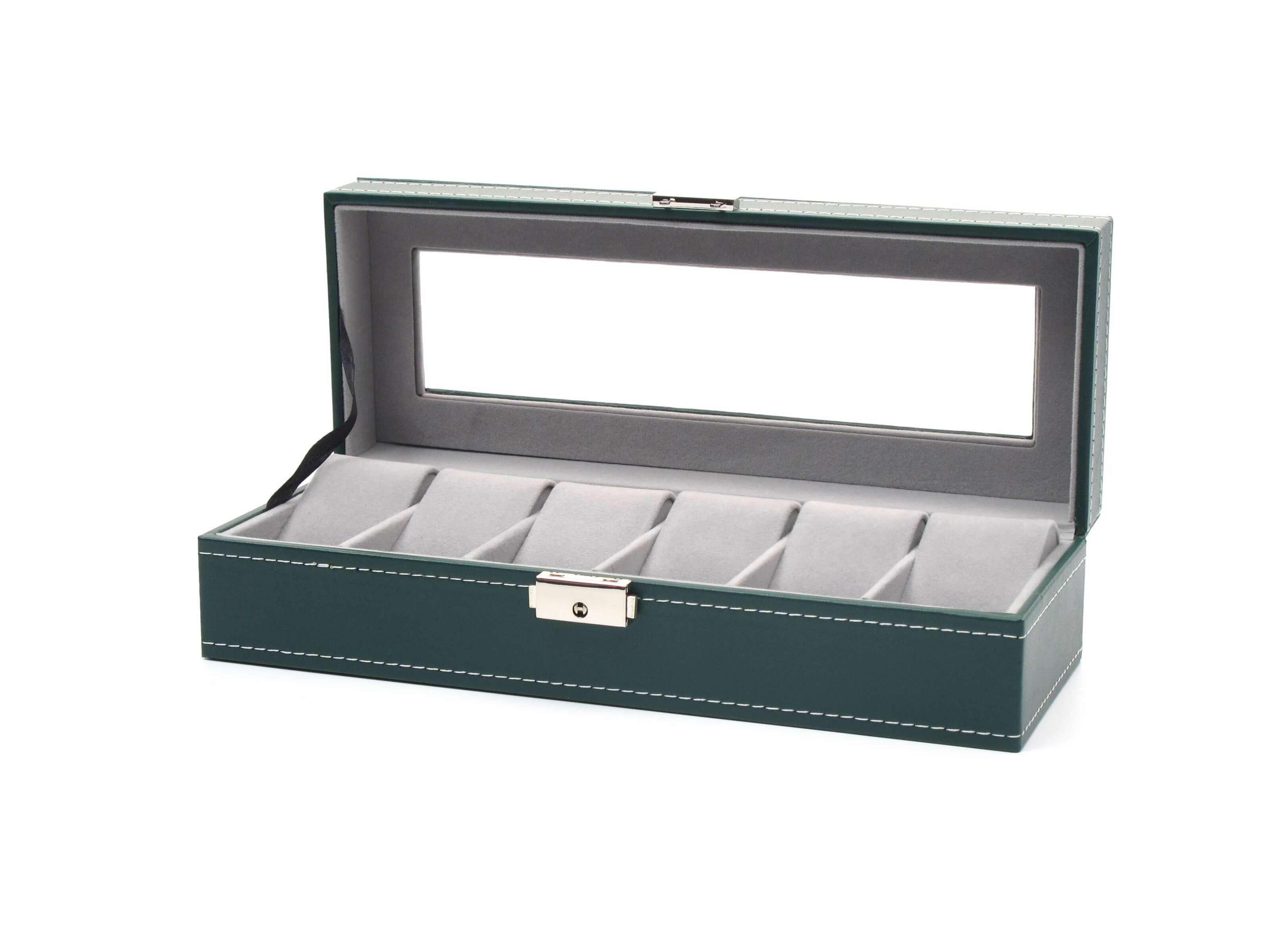 Шкатулка для хранения часов Craft 6PU.GN (23869704) - фото 2 Шкатулка для хранения часов Craft 6PU.GN (23869704) - фото 2