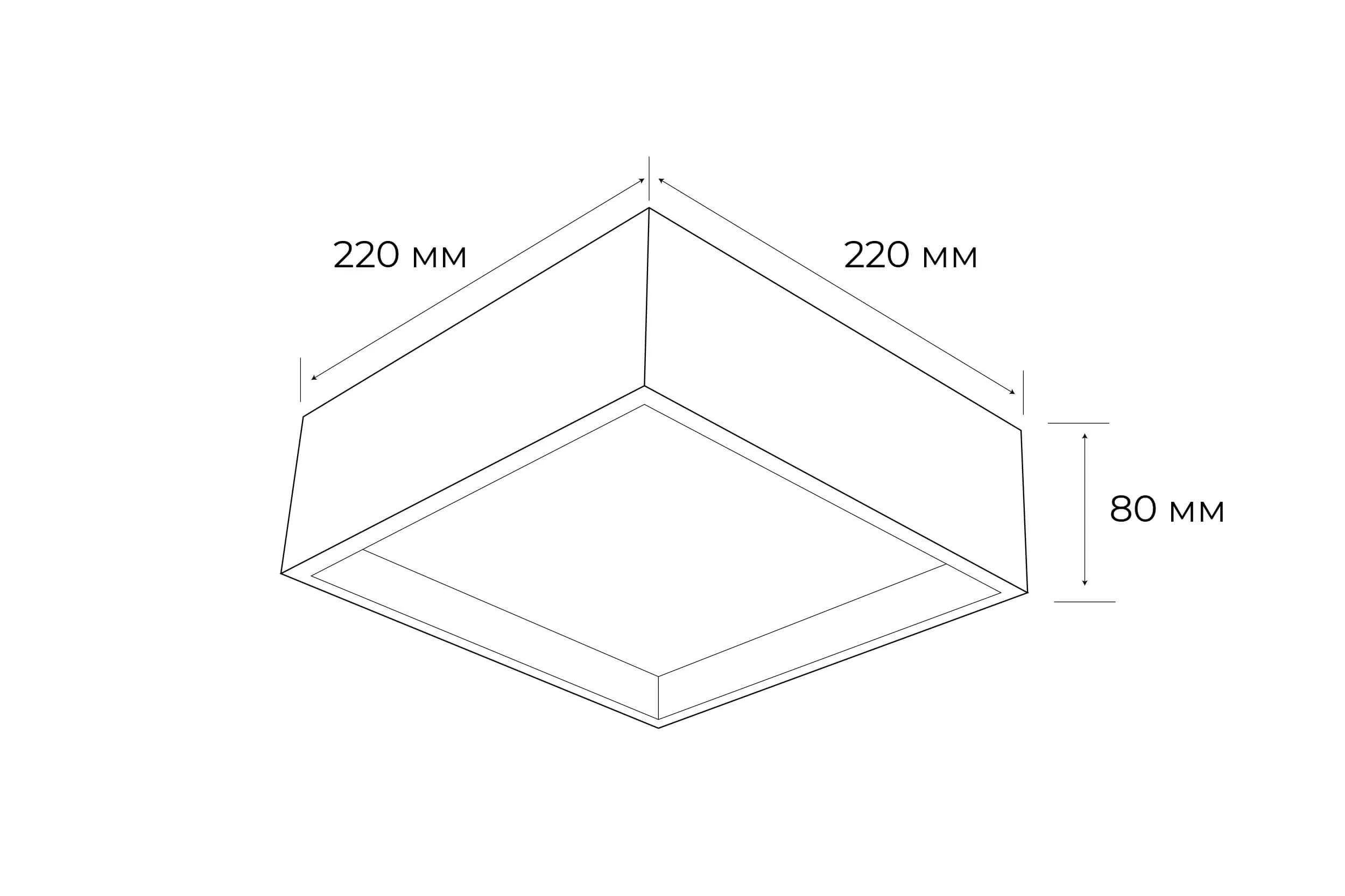 Світильник cтельовий Mj-Light D014 20 W Bk 4000K (MJ00200) - фото 2