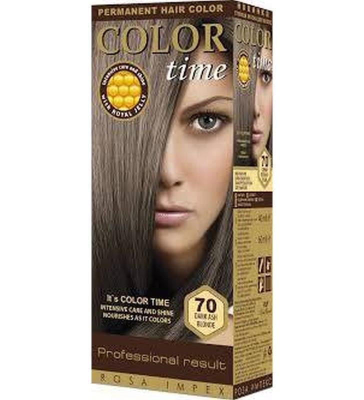 Краска для волос Color Time 70 Темно-пепельный