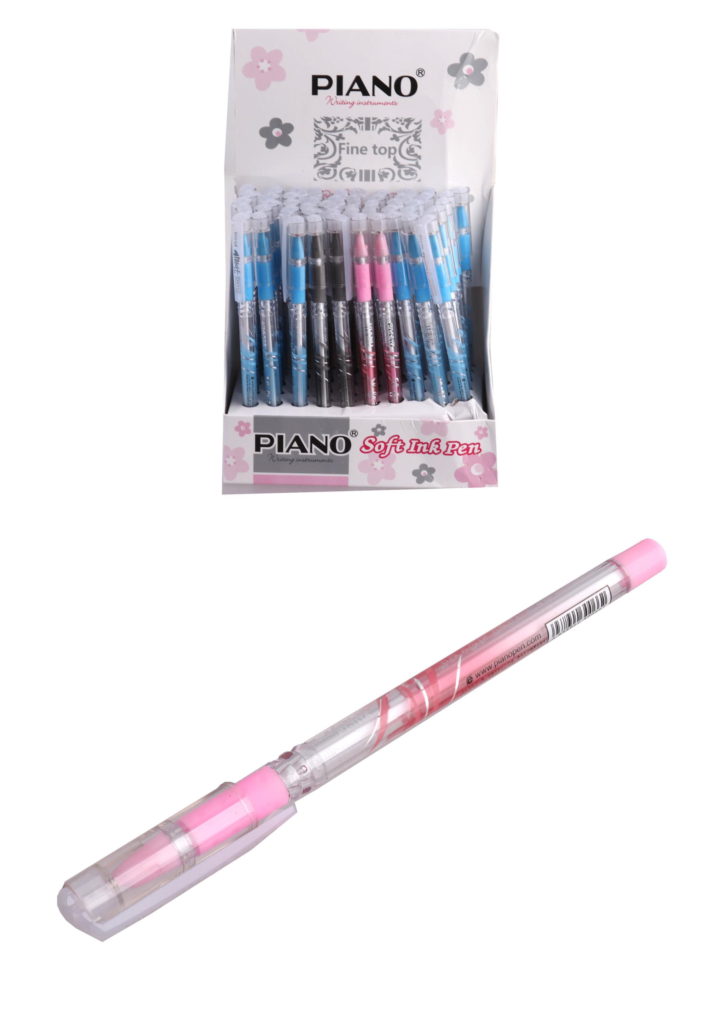 Ручка масляная Piano 50 шт. 111APT Синій (MTT-131312) - фото 2 Ручка масляная Piano 50 шт. 111APT Синій (MTT-131312) - фото 2