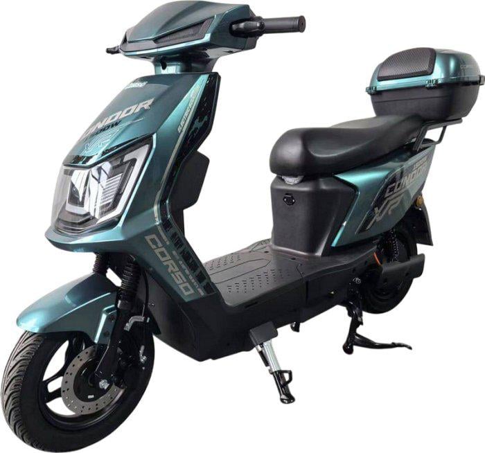 Электроскутер двухместный Corso CONDOR 1500W 72V/30Ah LiFePO4 Бирюзовый