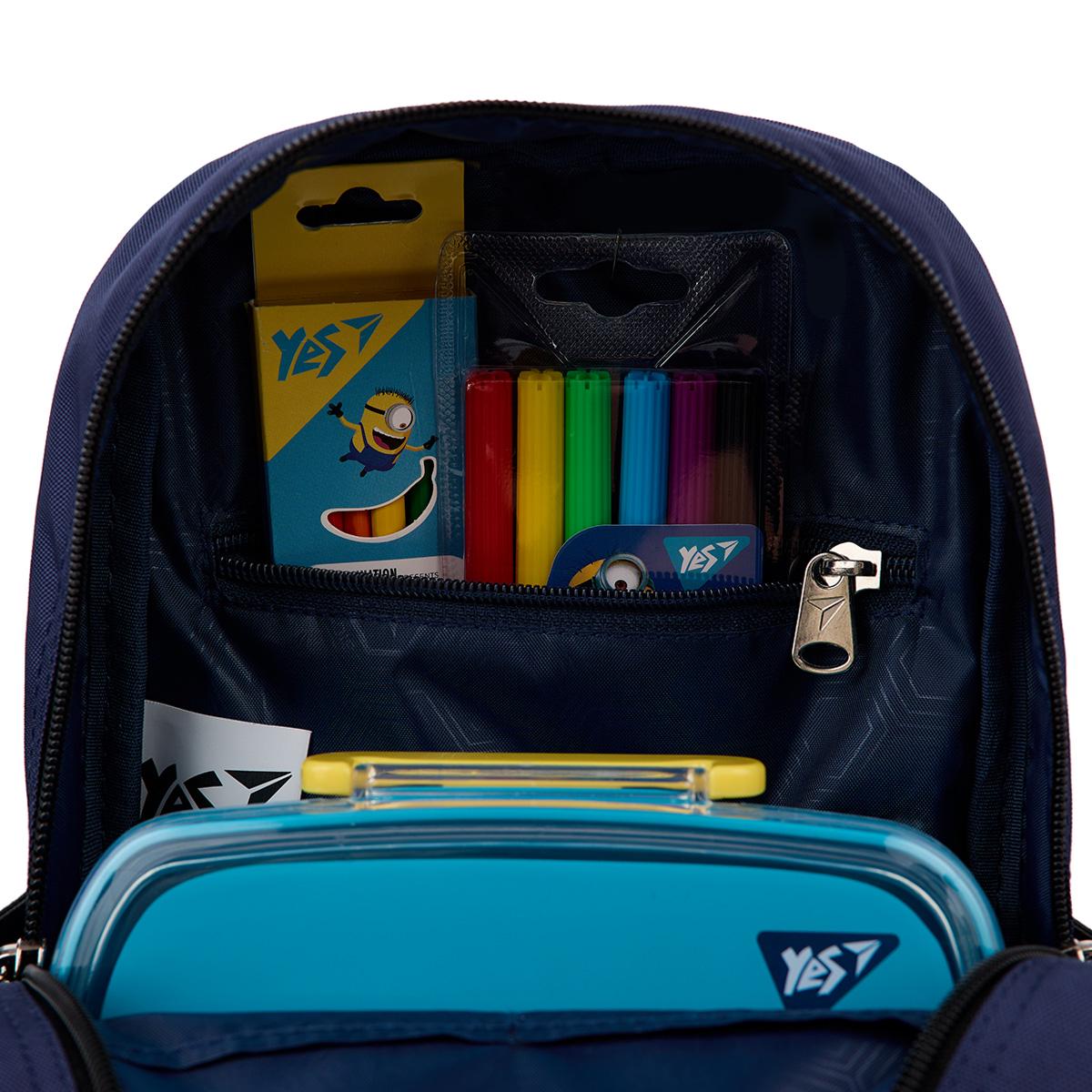 Рюкзак детский YES Полиция K-34 (550026) - фото 3 Рюкзак детский YES Полиция K-34 (550026) - фото 3