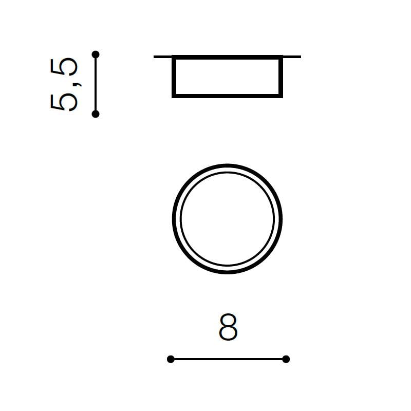 Точковий світильник Azzardo Monza R 8 AZ2255 (SHR613000-5-BK) - фото 2