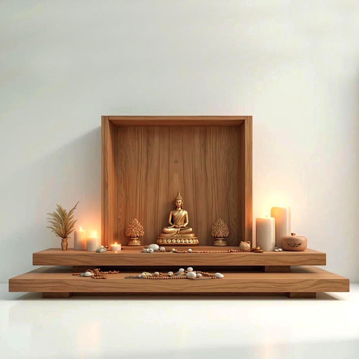 Алтарь для медитации из дерева Джайсана Сиена (ЛАТ-017805)