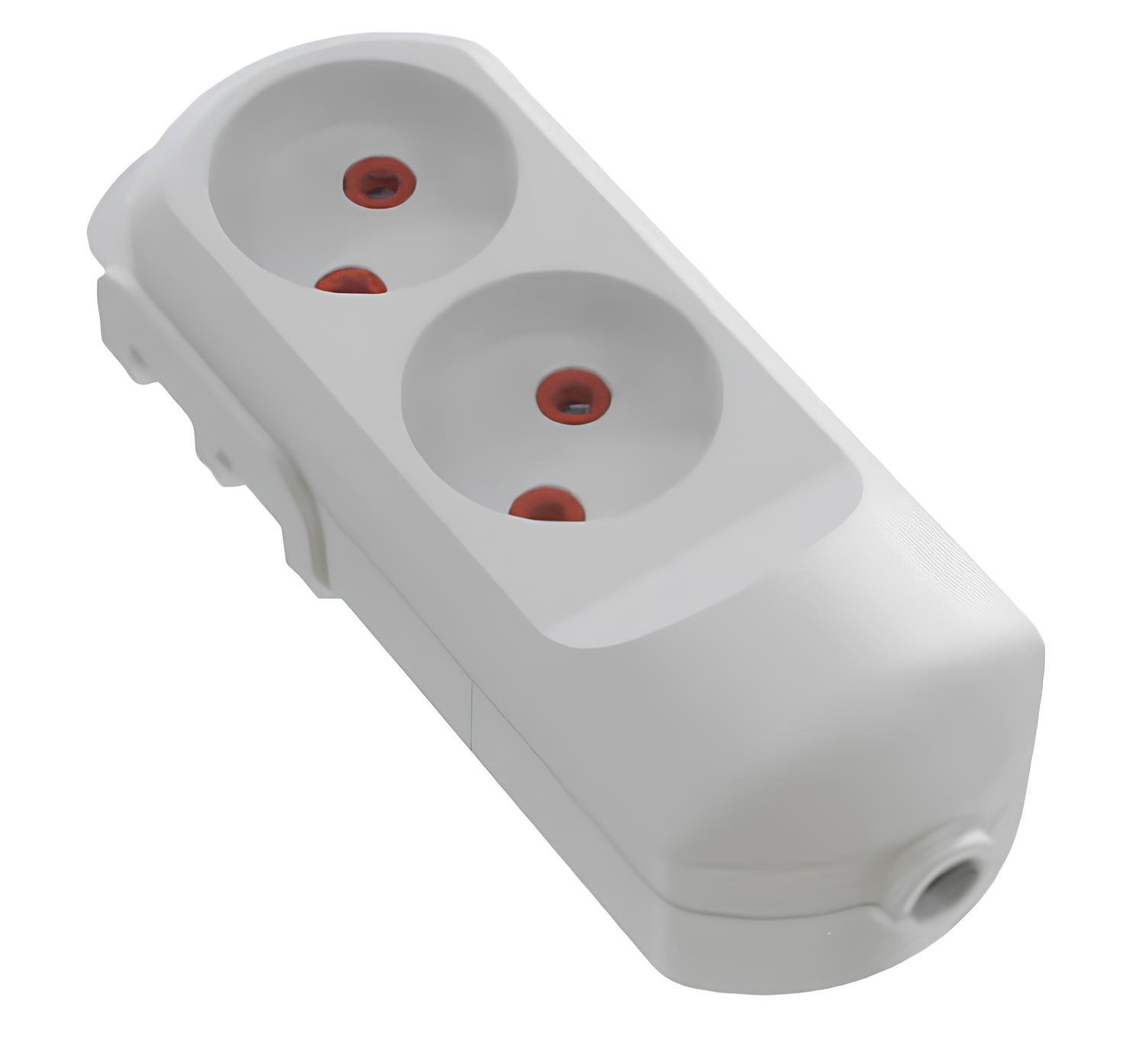 Колодка для подовжувача Neomax без заземлення на 2 гнізда