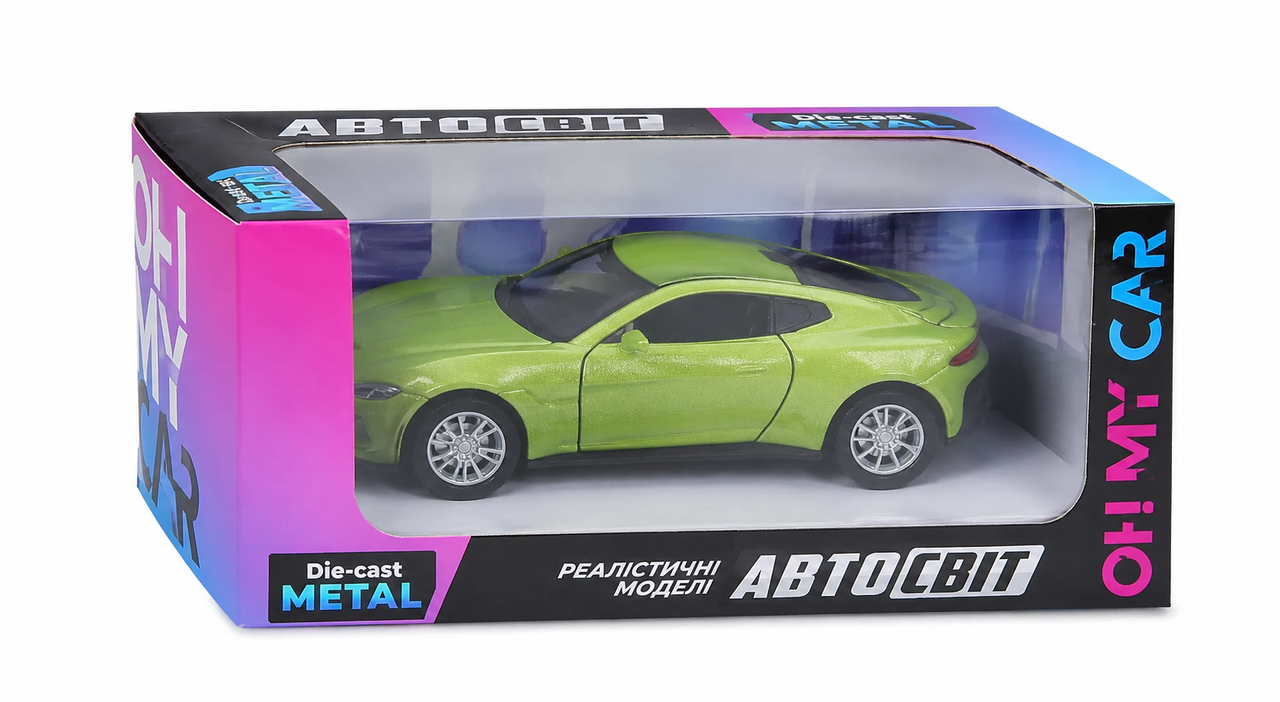 Машинка Автосвіт Aston Martin Vantage AS-3144 металлическая инерционная 1:36 (35970910)