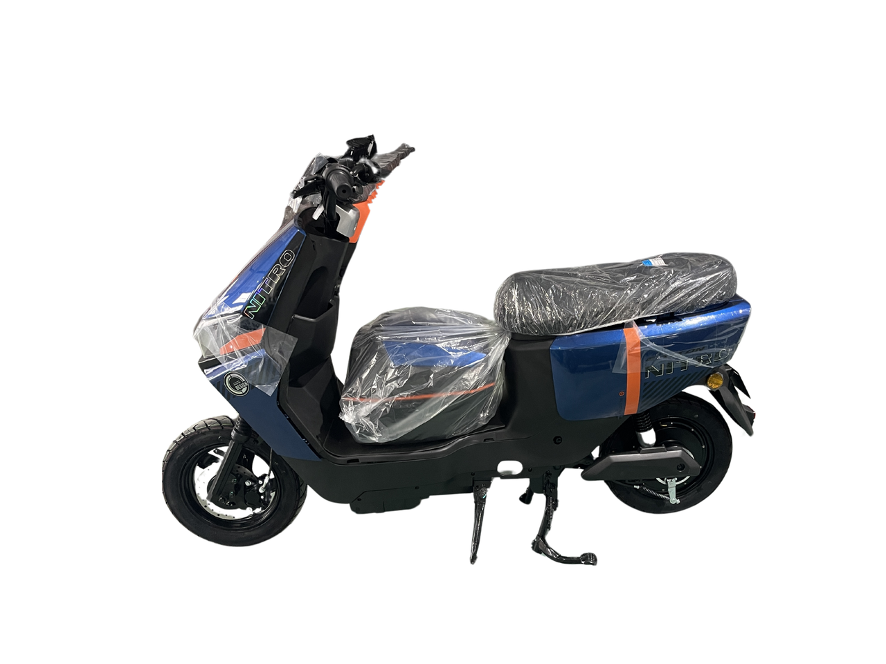 Электроскутер E-Titan Nitro 10" Черный/Синий (2537690831)