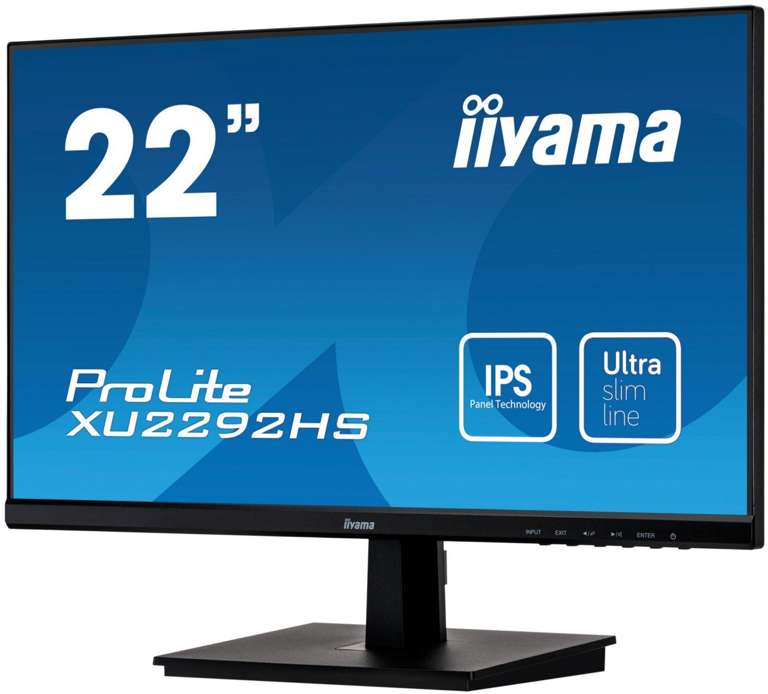 Монітор Iiyama ProLite XU2292HS-B1 21,5" (4948570116935) - фото 2 Монітор Iiyama ProLite XU2292HS-B1 21,5" (4948570116935) - фото 2