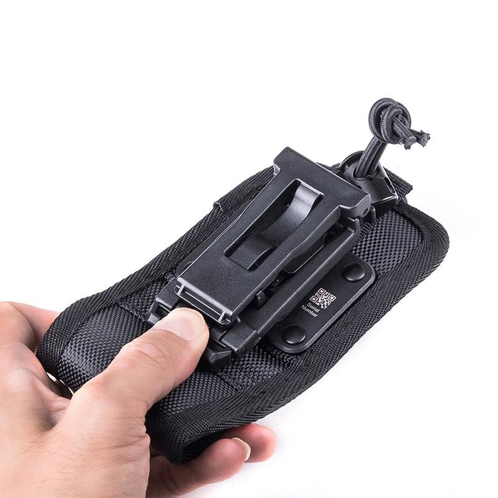 Чехол для рации на пояс Nextorch V24X-carry MOLLE нейлон стекловолокно 75x75x150 мм Black (7643bd4c) - фото 5