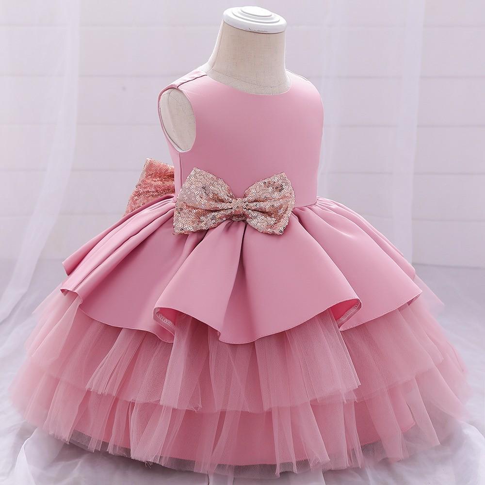 Платье праздничное 100 см Розовый (23992048) - фото 2 Платье праздничное 100 см Розовый (23992048) - фото 2