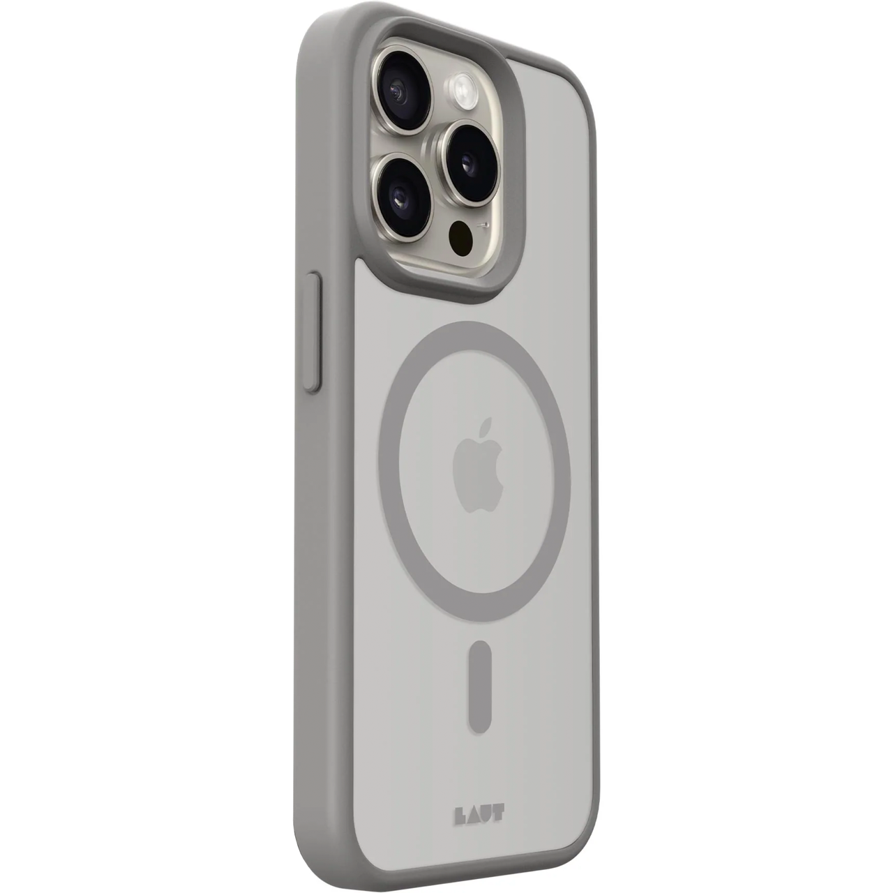 Чехол накладка Laut Huex Protect Case with MagSafe for iPhone 15 Pro Max, Grey (L_IP23D_HPT_GY) - фото 4