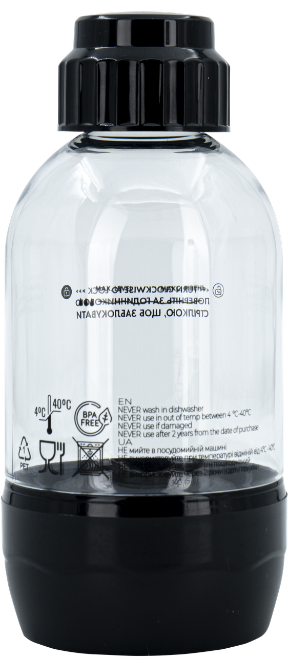 Пляшка SODA@HOME VENTUM 500 мл Black